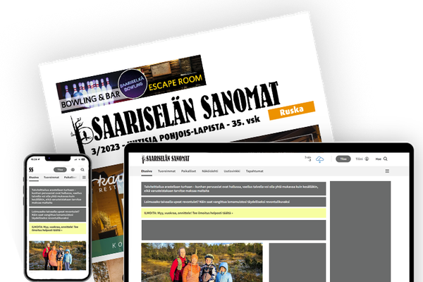 Saariselän Sanomat profile banner